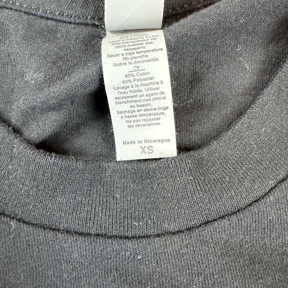 Breast Cancer Awareness Unisex Black T-Shirt With “No One Fights Alone” XSmall - Picture 3 of 5